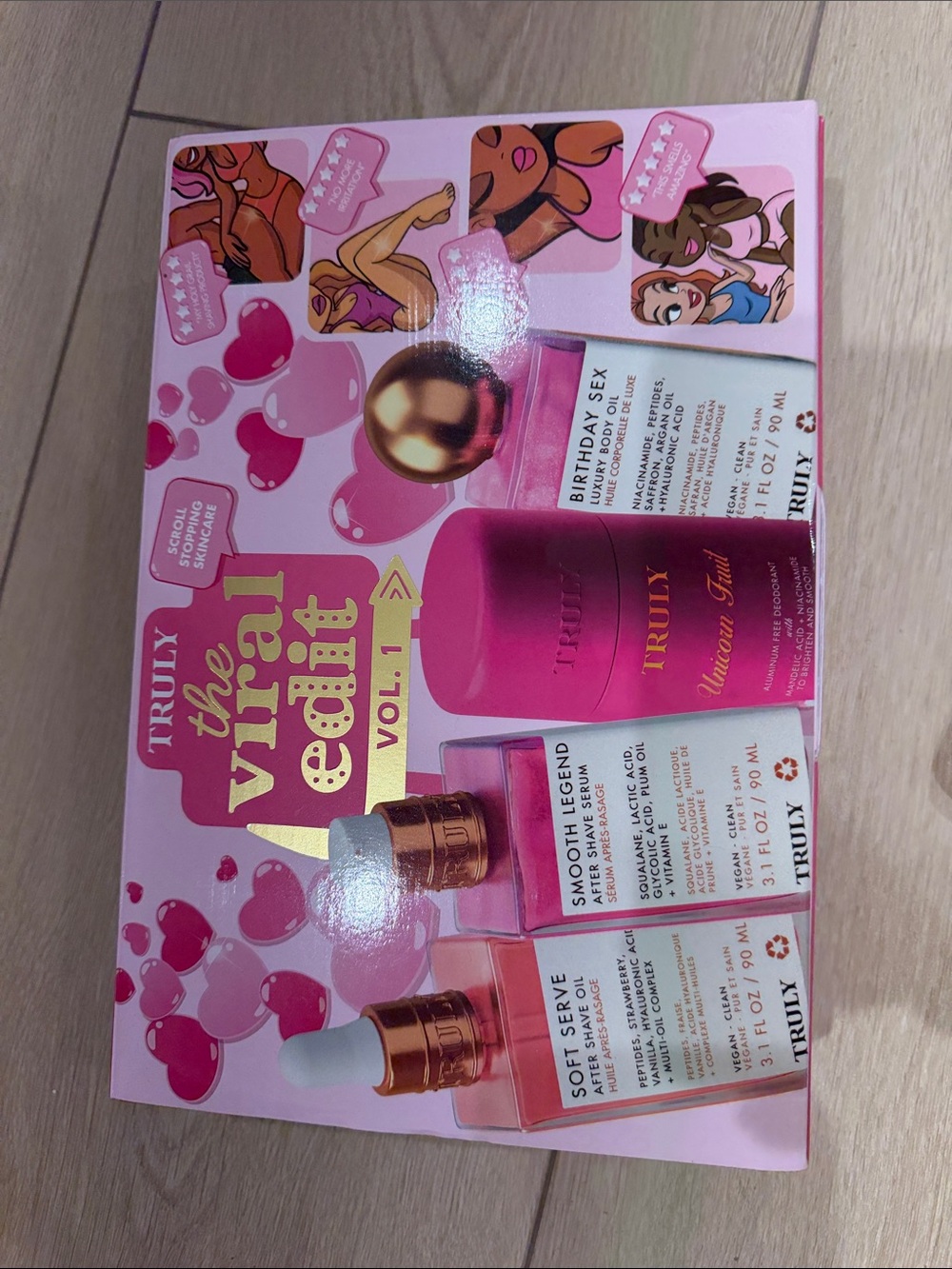 TRULY Pink Bath & Body Set - The Viral Edit Vol. 1